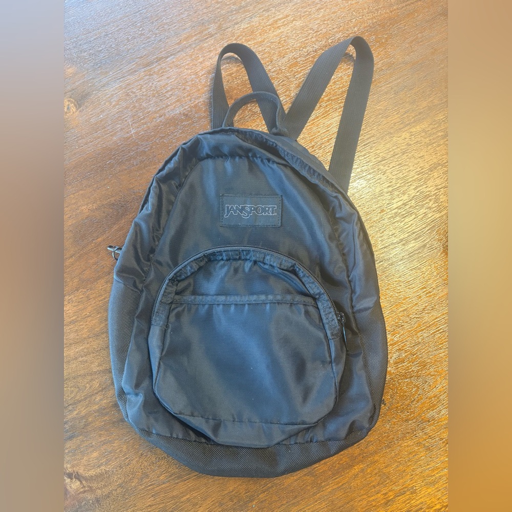 JanSport Classic Black Mini Backpack
